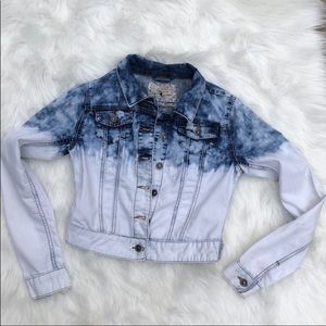 YMI Distressed Denim Jean Jacket SZ S